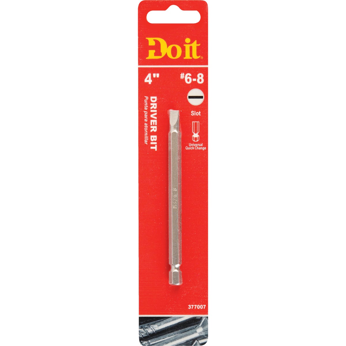 #6-8 4" SLOTTD POWER BIT - 375830DB by Mibro/gs