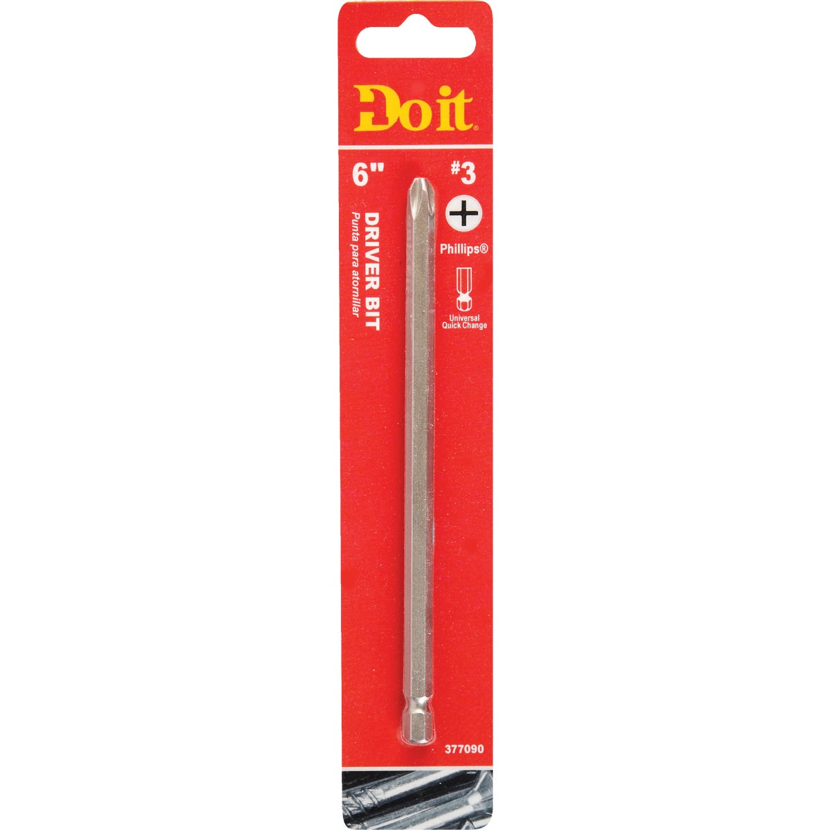 #3 6" PHILLIPS POWER BIT - 376211DB by Mibro/gs