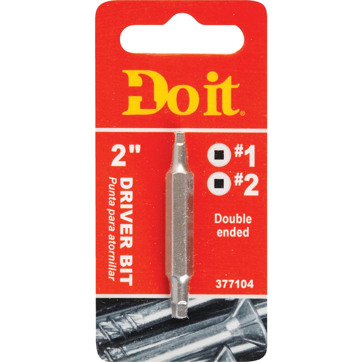 #1/2 2"DBL END SQ BIT - 308641DB by Mibro/gs