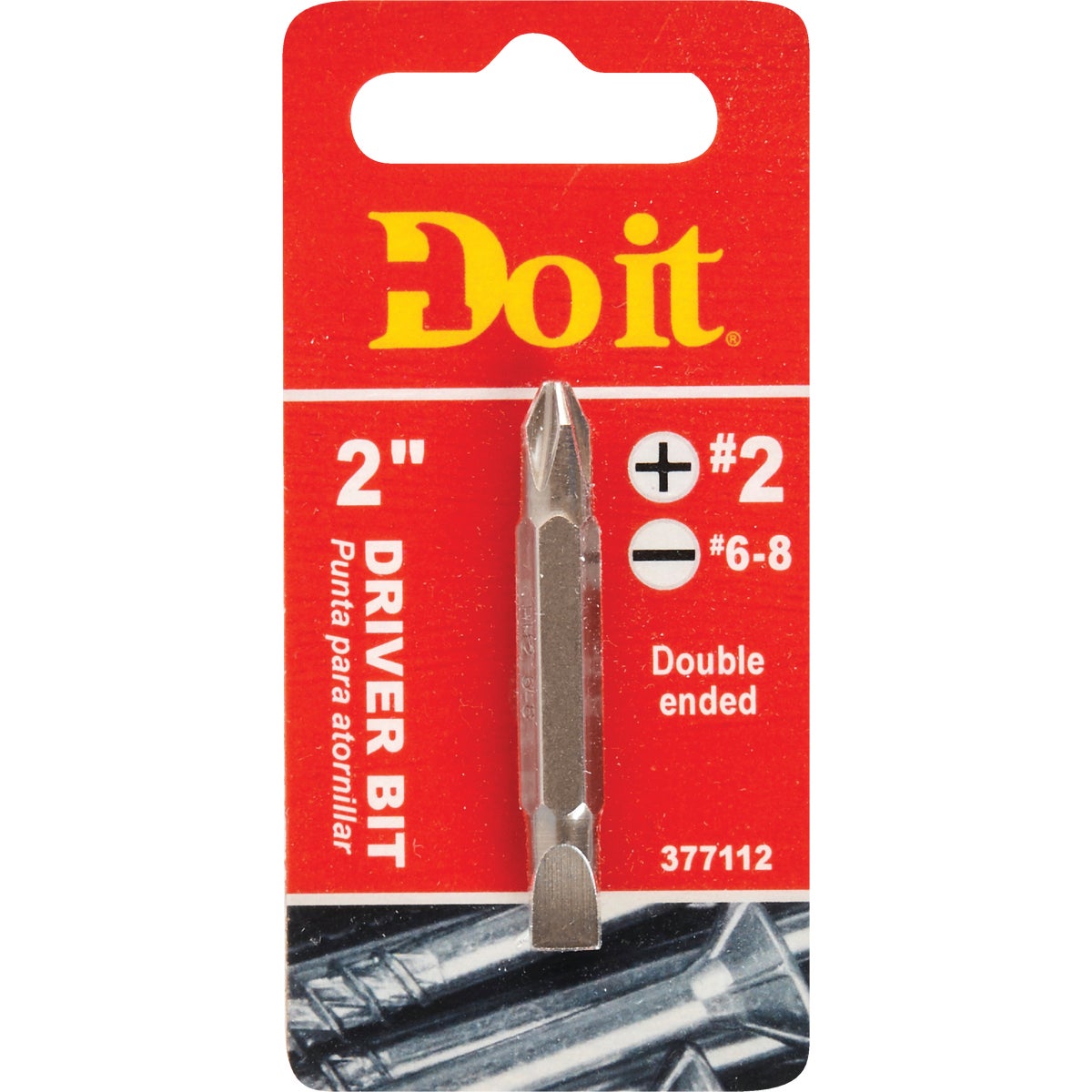 #2/6-8 2"DBL END PWR BIT - 308801DB by Mibro/gs