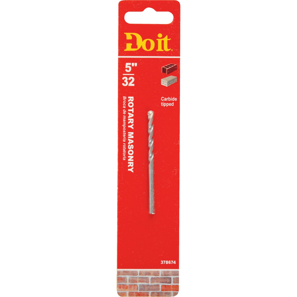 5/32" MASONRY DRILL BIT - 374191DB by Mibro/gs