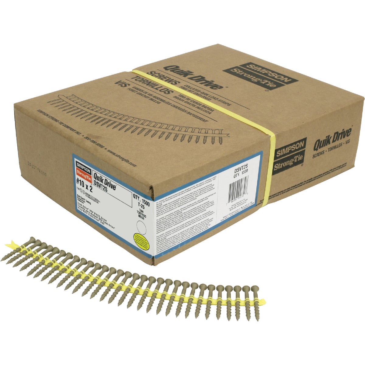 2" GALVANIZED WOOD SCREW - WSNTLG2S by Simpson Strong Tie