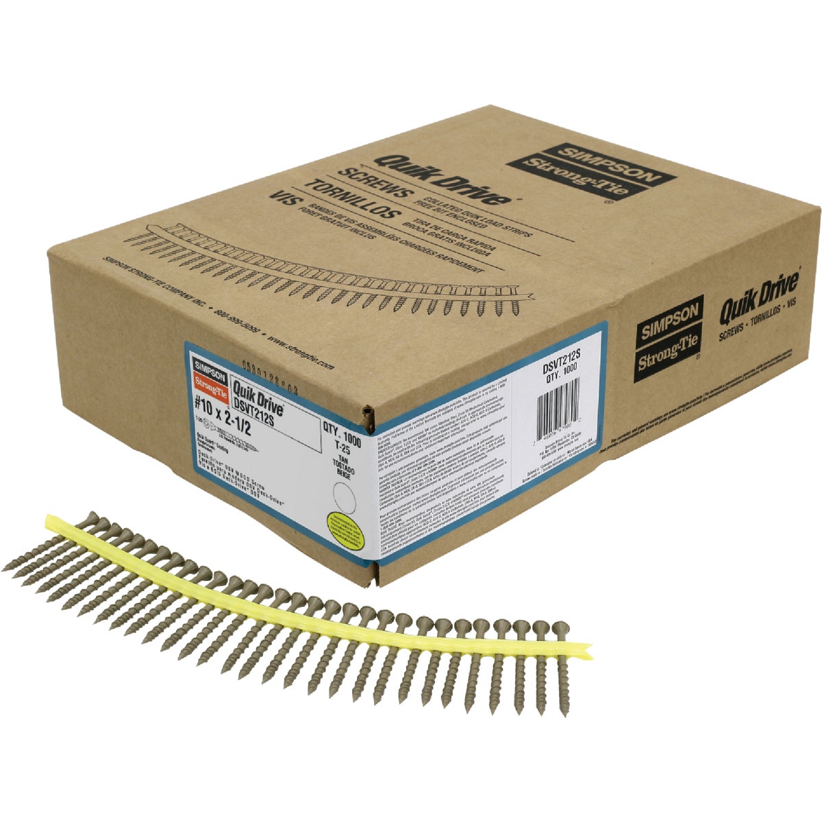 2-1/2" GALV WOOD SCREW - WSNTLG212S by Simpson Strong Tie