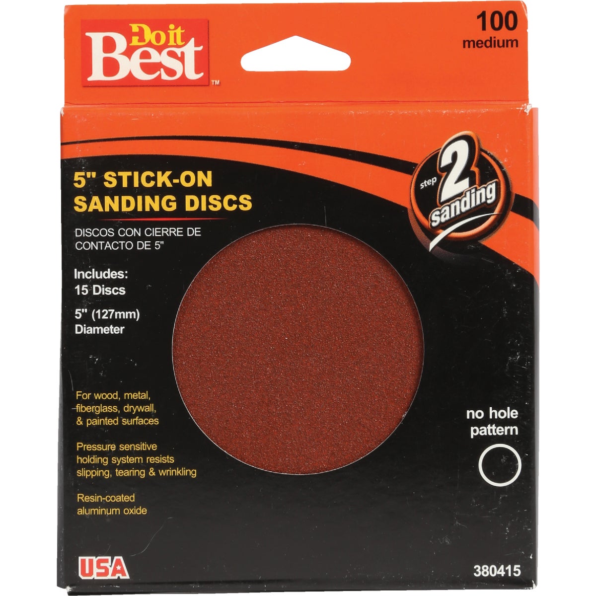 5" 100G SANDING DISC - 380415 by Ali Industries Inc