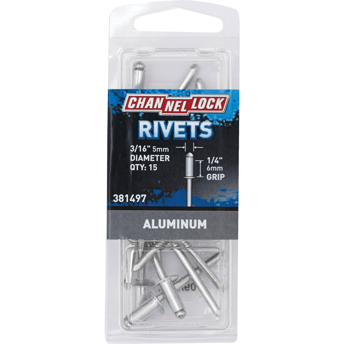 3/16X1/4 ALUM RIVET - 381497 by Do it Best