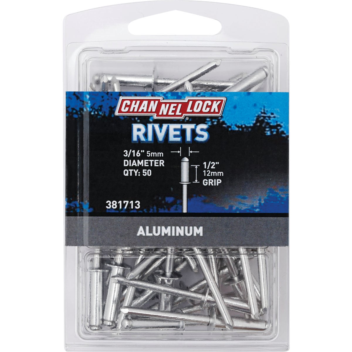 3/16X1/2 ALUM RIVET - 381713 by Do it Best