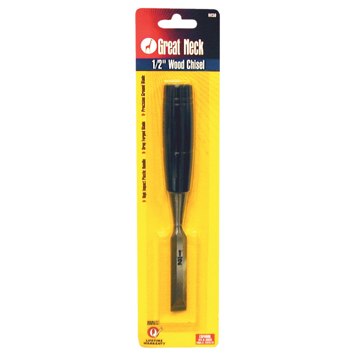 1/2" WOOD CHISEL - WC50 by Great Neck Saw Inc