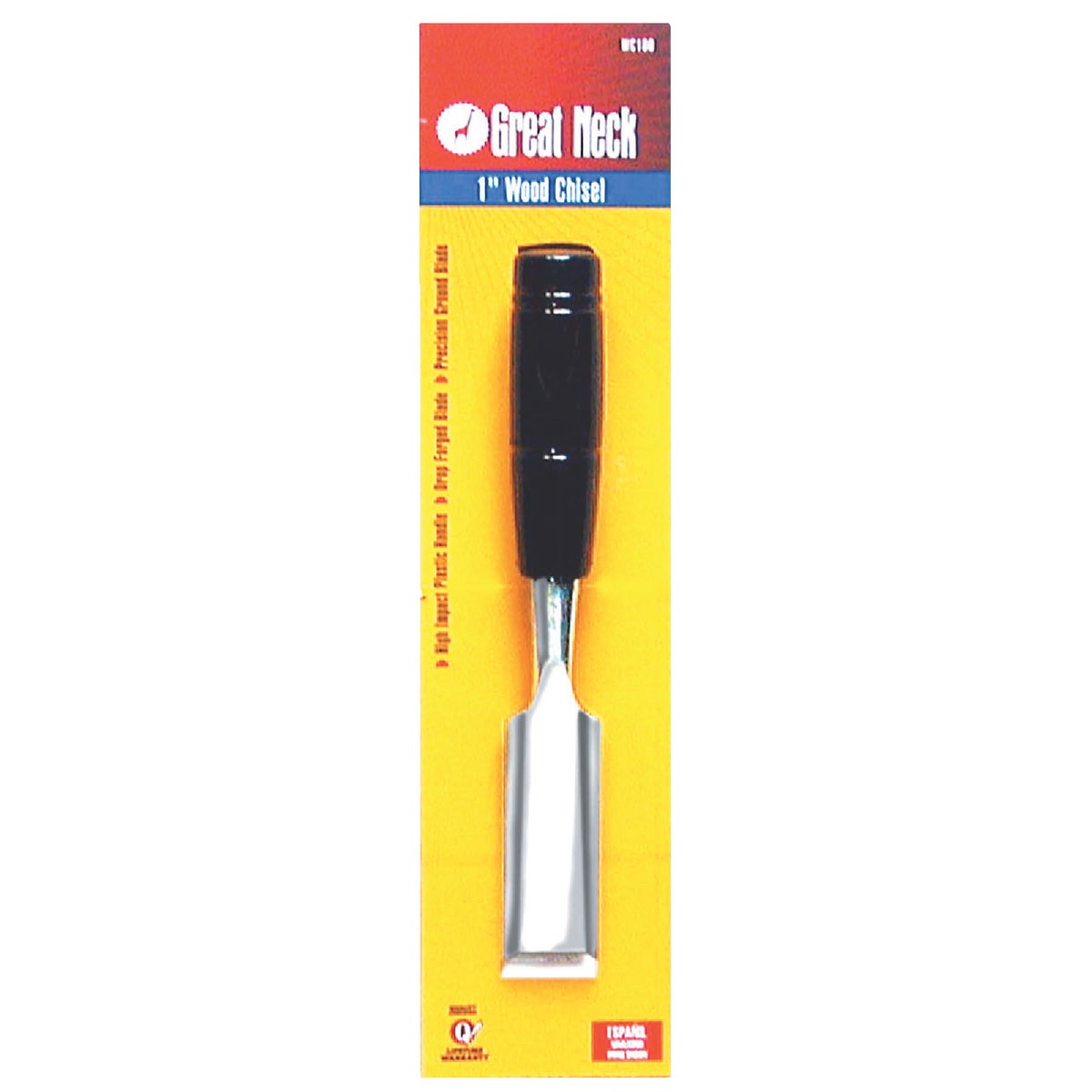 1" WOOD CHISEL - WC100 by Great Neck Saw Inc