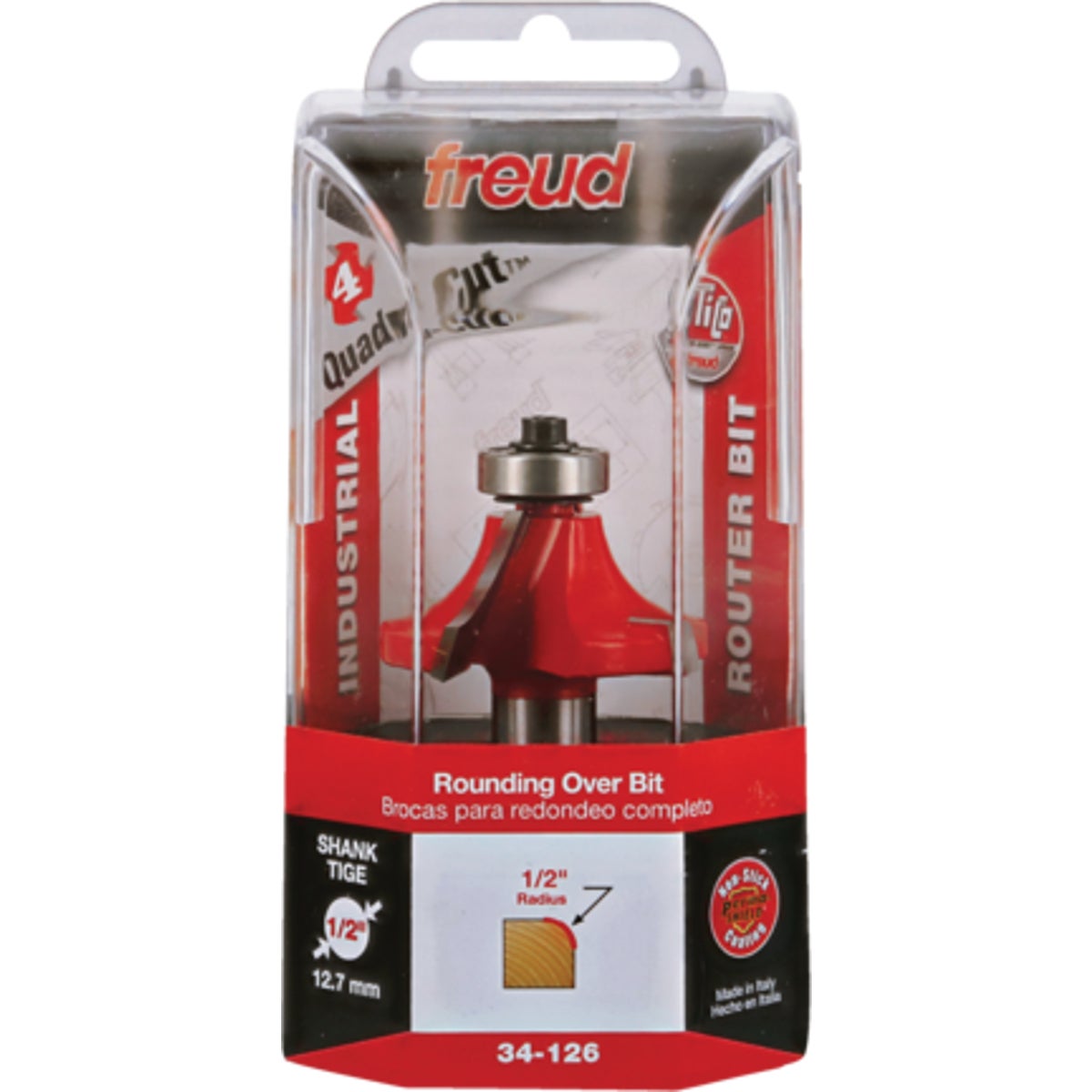 1/2" ROUNDOVER BIT - 34-126 by Freud Inc