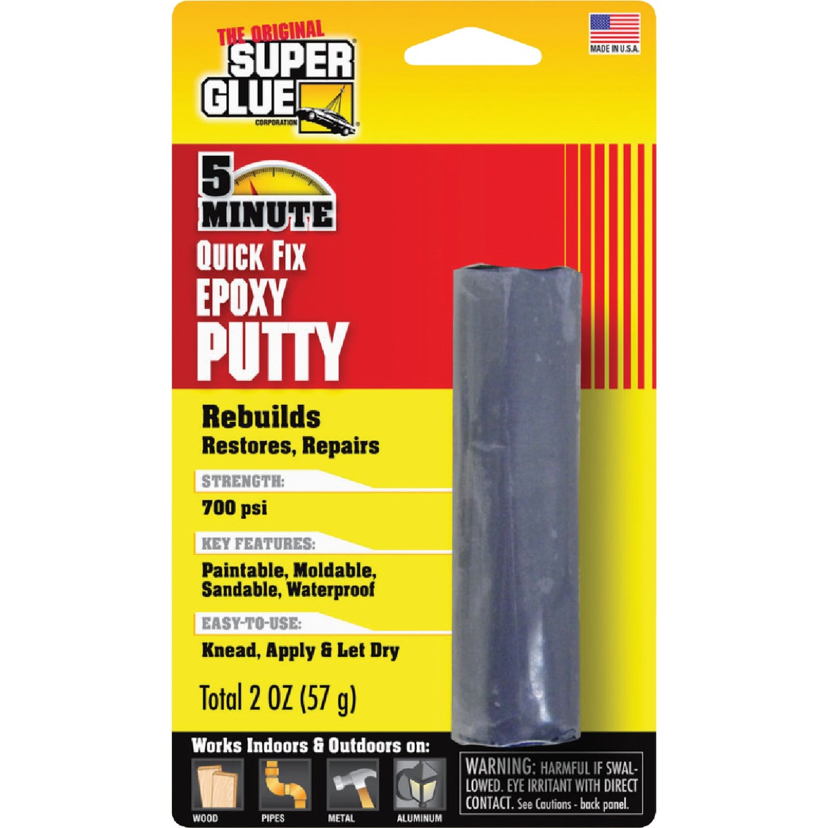2OZ METAL EPOXY PUTTY - 386960 by Pacer Technology