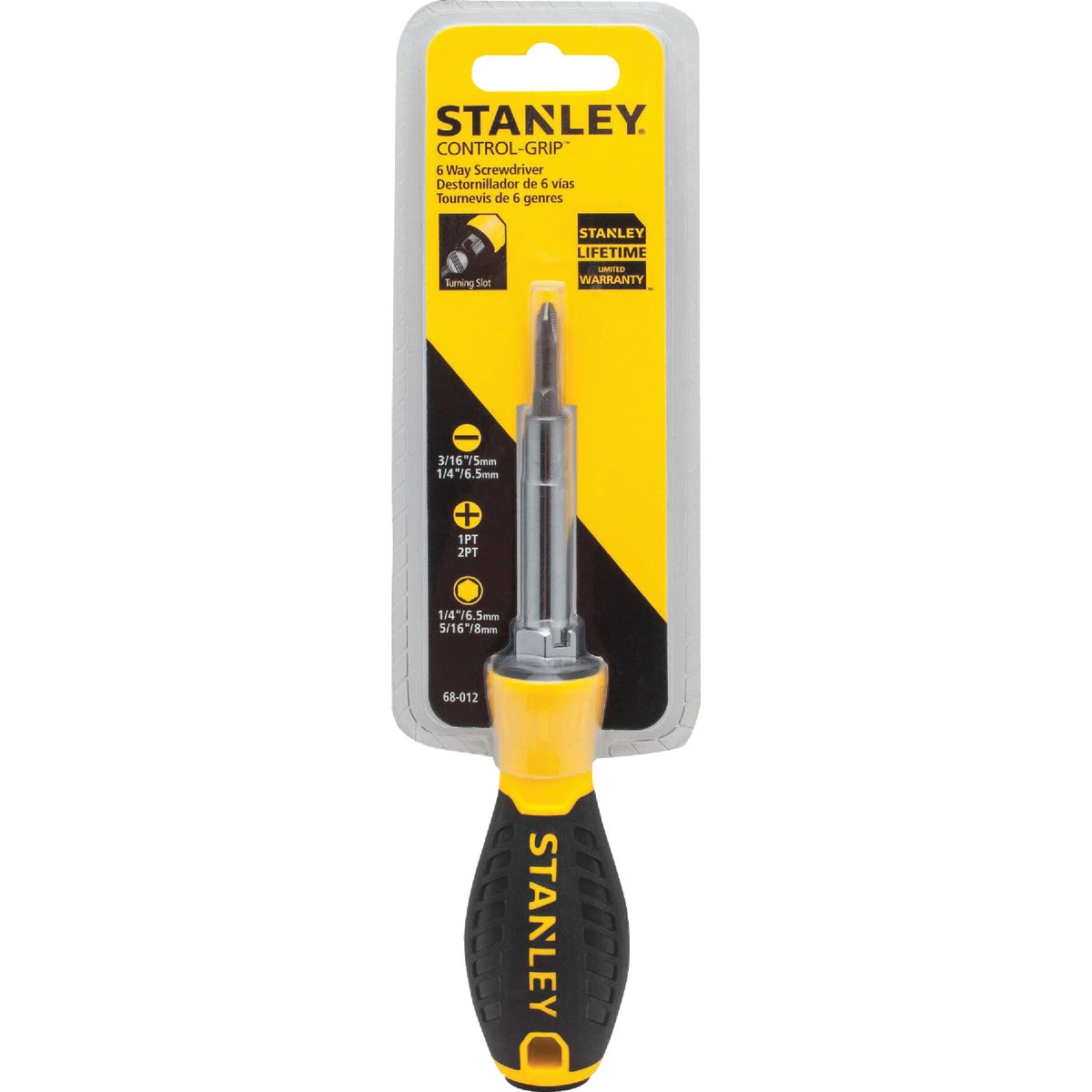 6-IN-1 SCREWDRIVER - 68-012 by Stanley Tools