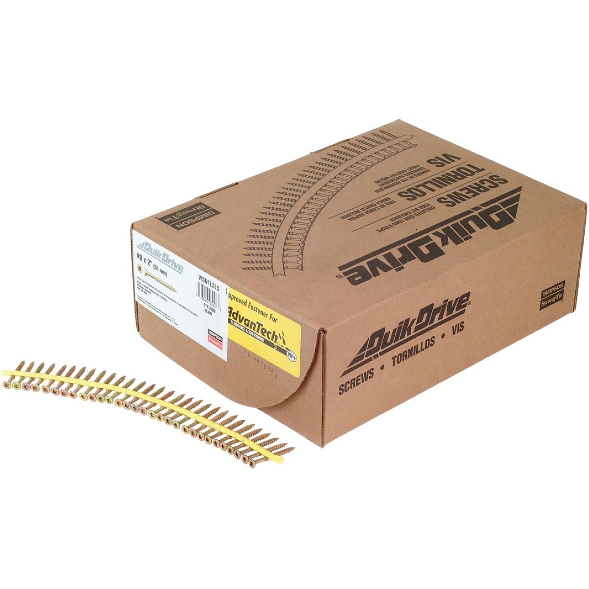 2-1/2" WOOD SCREW - WSNTL212S by Simpson Strong Tie