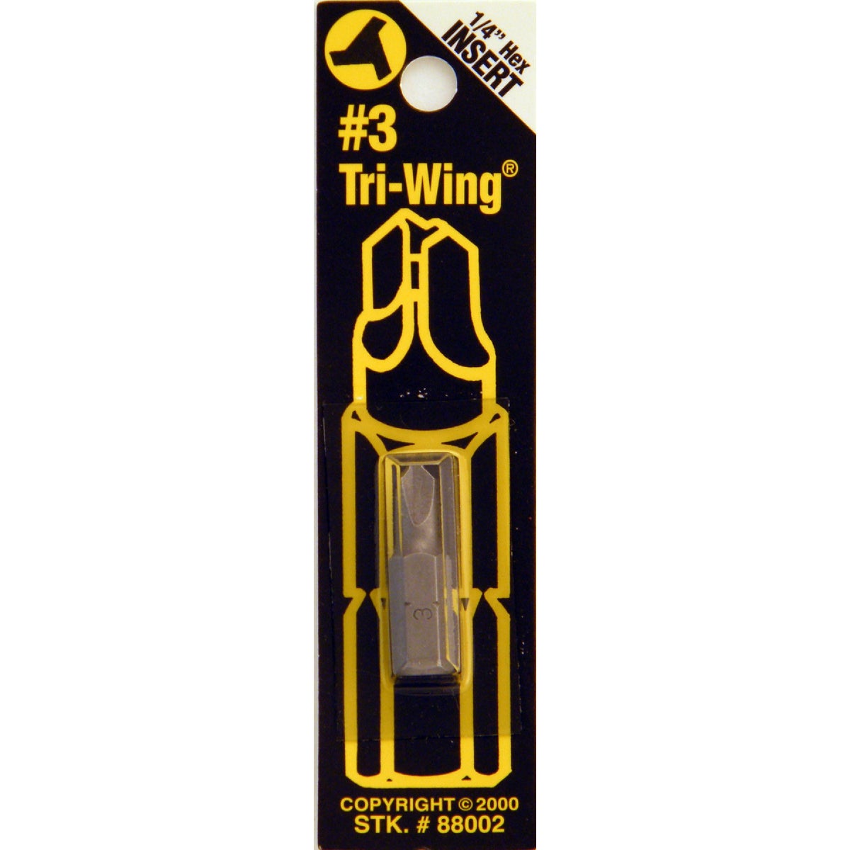 #3 TRI WING SECURITY BIT - 88002 by Bwt Inc