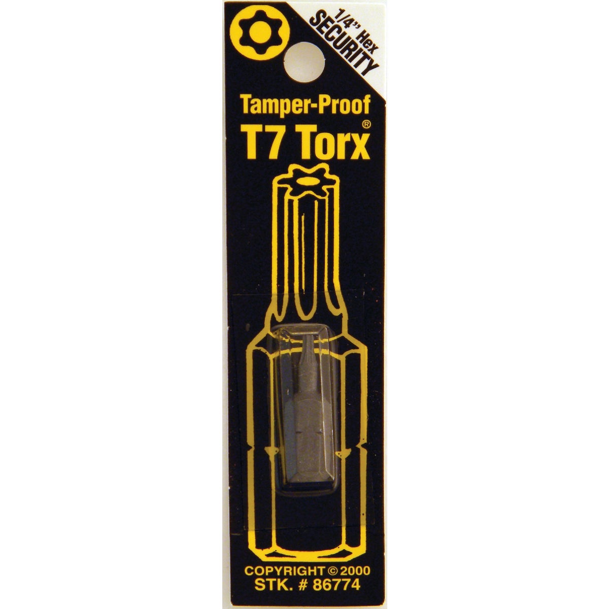 T7 TMPR SECURITY BIT - 86774 by Bwt Inc