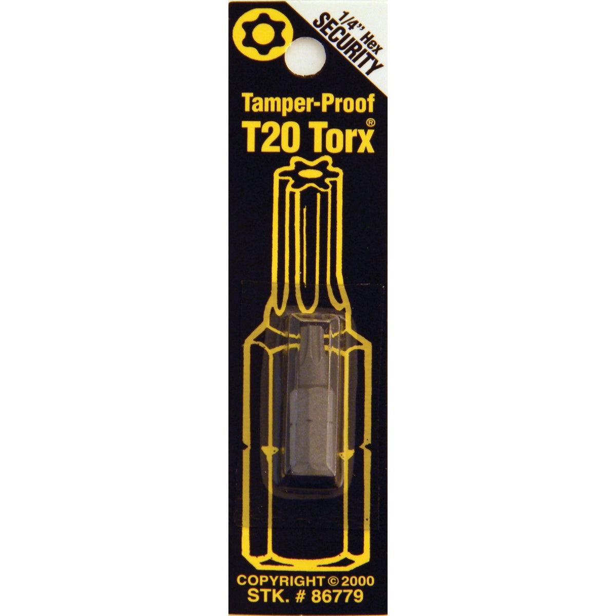 T20 TMPR SECURITY BIT - 86779 by Bwt Inc