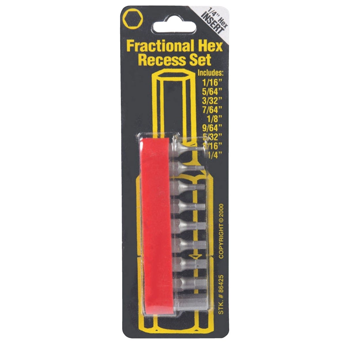 9PC HEX BIT SET - 86425 by Bwt Inc