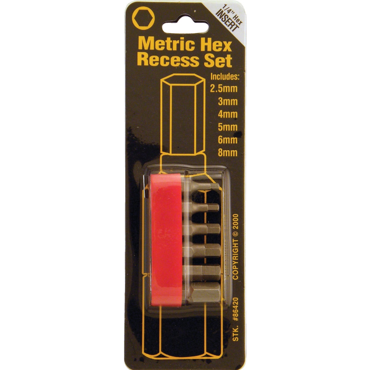 6PC HEX BIT SET - 86420 by Bwt Inc