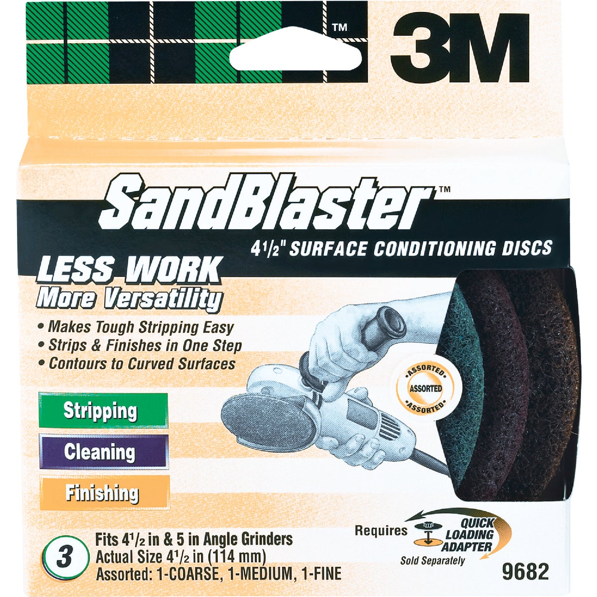 4-1/2" MULTIPURPOSE DISC - 9682 by 3m Co