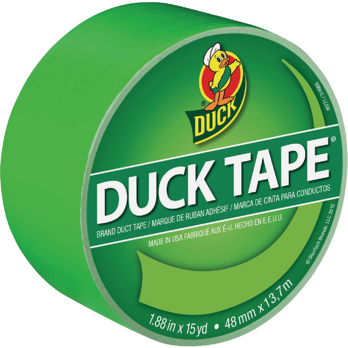 NEON LIME DUCK TAPE - 868089 by Shurtech