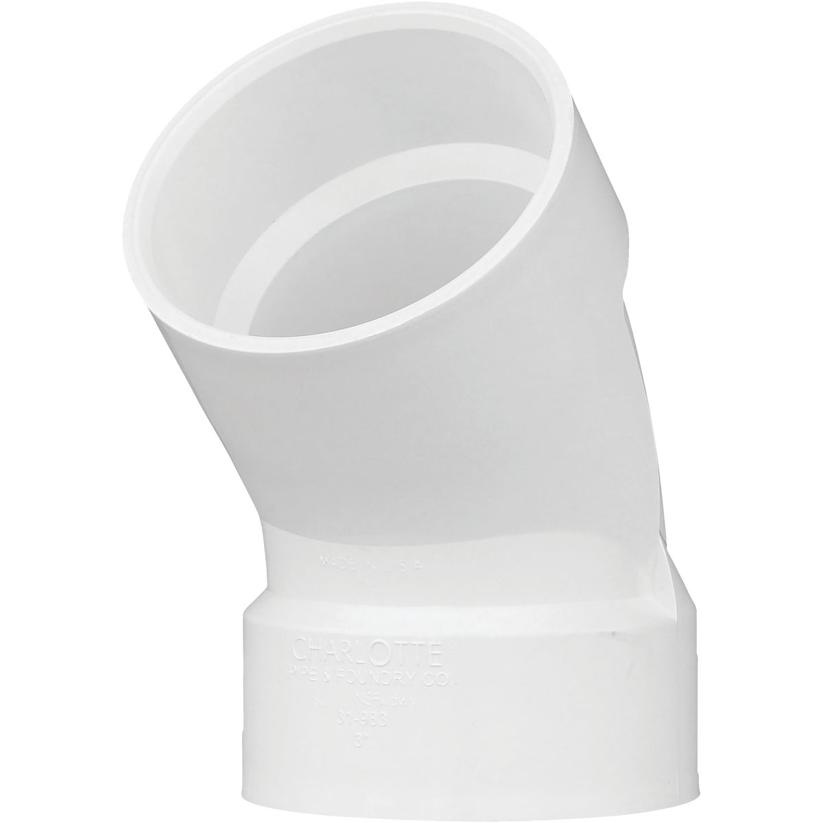 3" 45D PVC-DWV ELBOW - 70630 by Genova Inc  Pvc Dwv