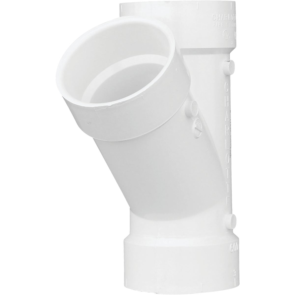 3" PVC-DWV WYE - 71030 by Genova Inc  Pvc Dwv