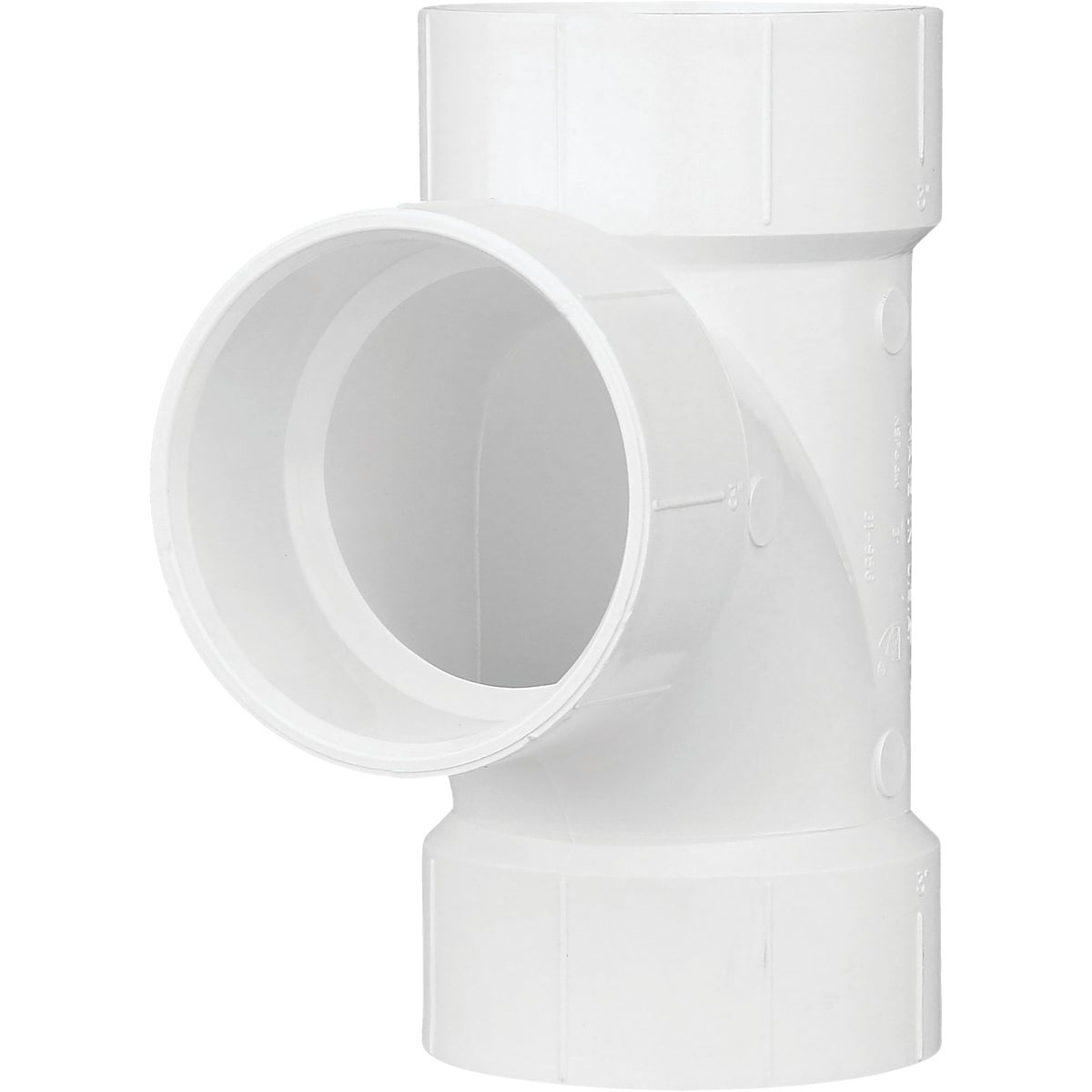 3" PVC-DWV SANITARY TEE - 71130 by Genova Inc  Pvc Dwv