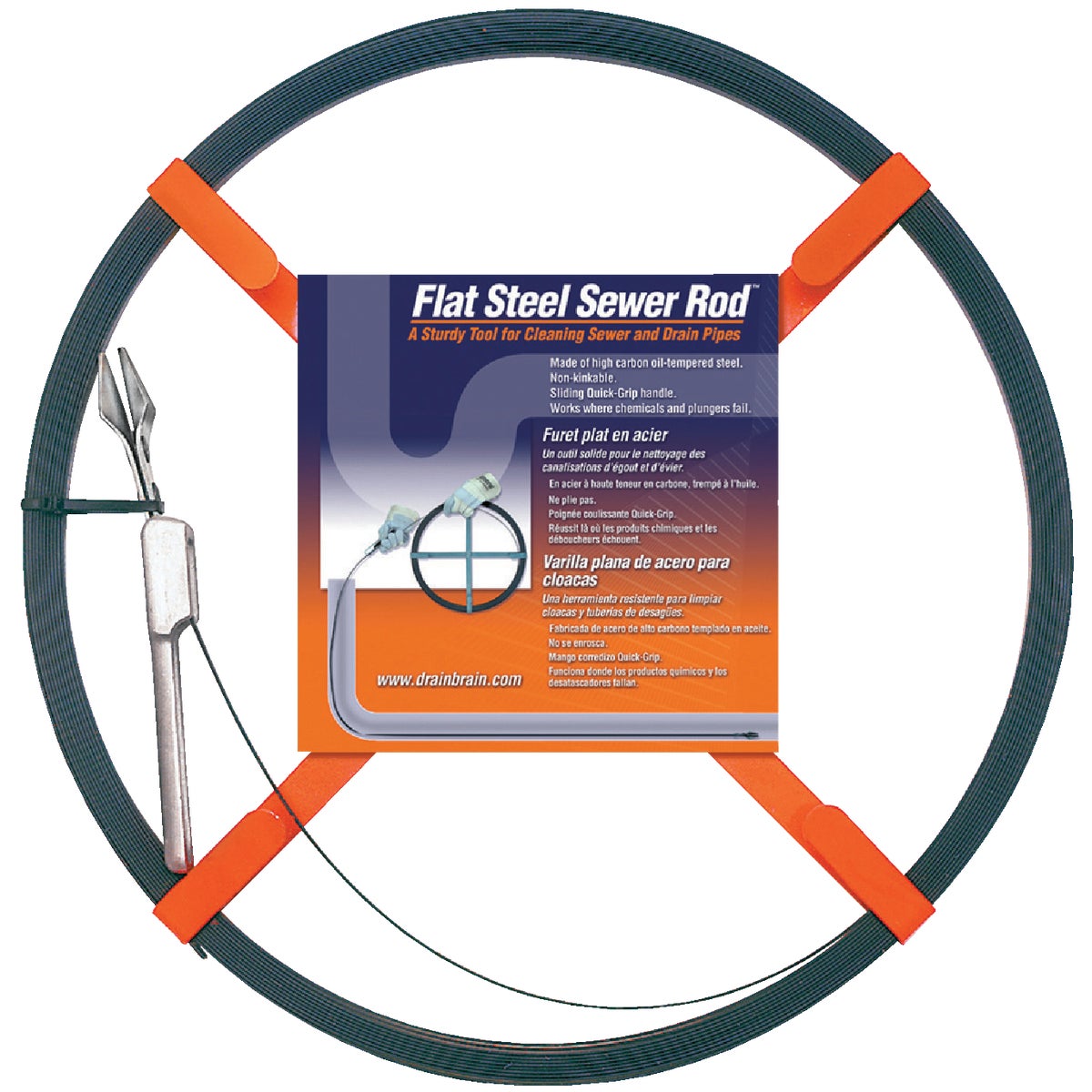 1/2"X50' SEWER ROD - 50BH by Gen Wire Spring Co