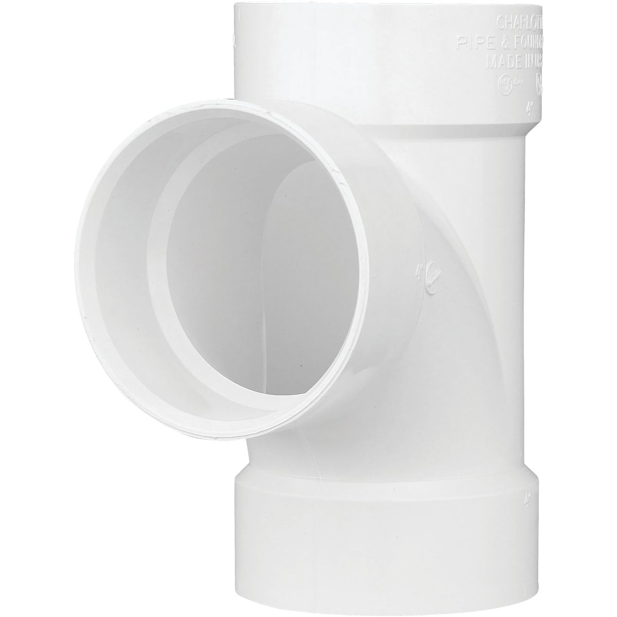 4" PVC-DWV SANITARY TEE - 71140 by Genova Inc  Pvc Dwv