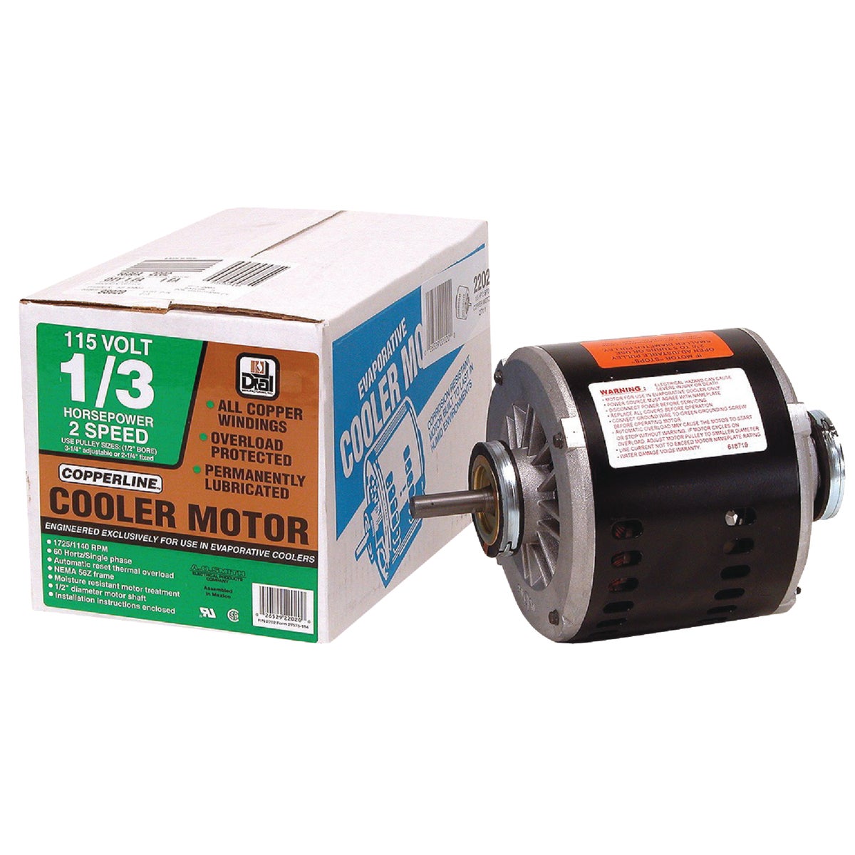1/3hp 2 Speed Motor