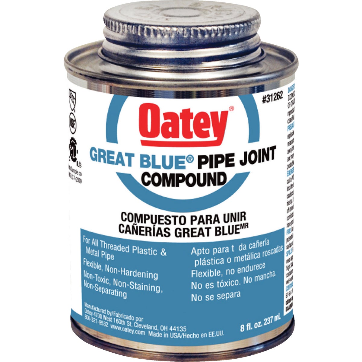 8OZ PIPE COMPOUND - 31262 by Oatey Scs