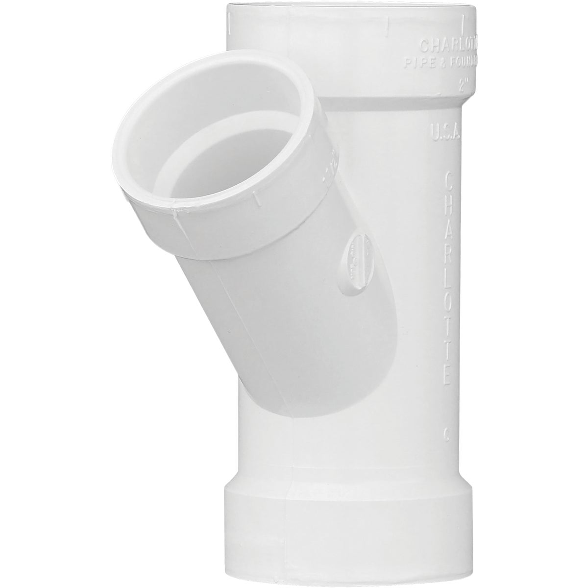 2X1-1/2 PVC-DWV WYE - 71021 by Genova Inc  Pvc Dwv
