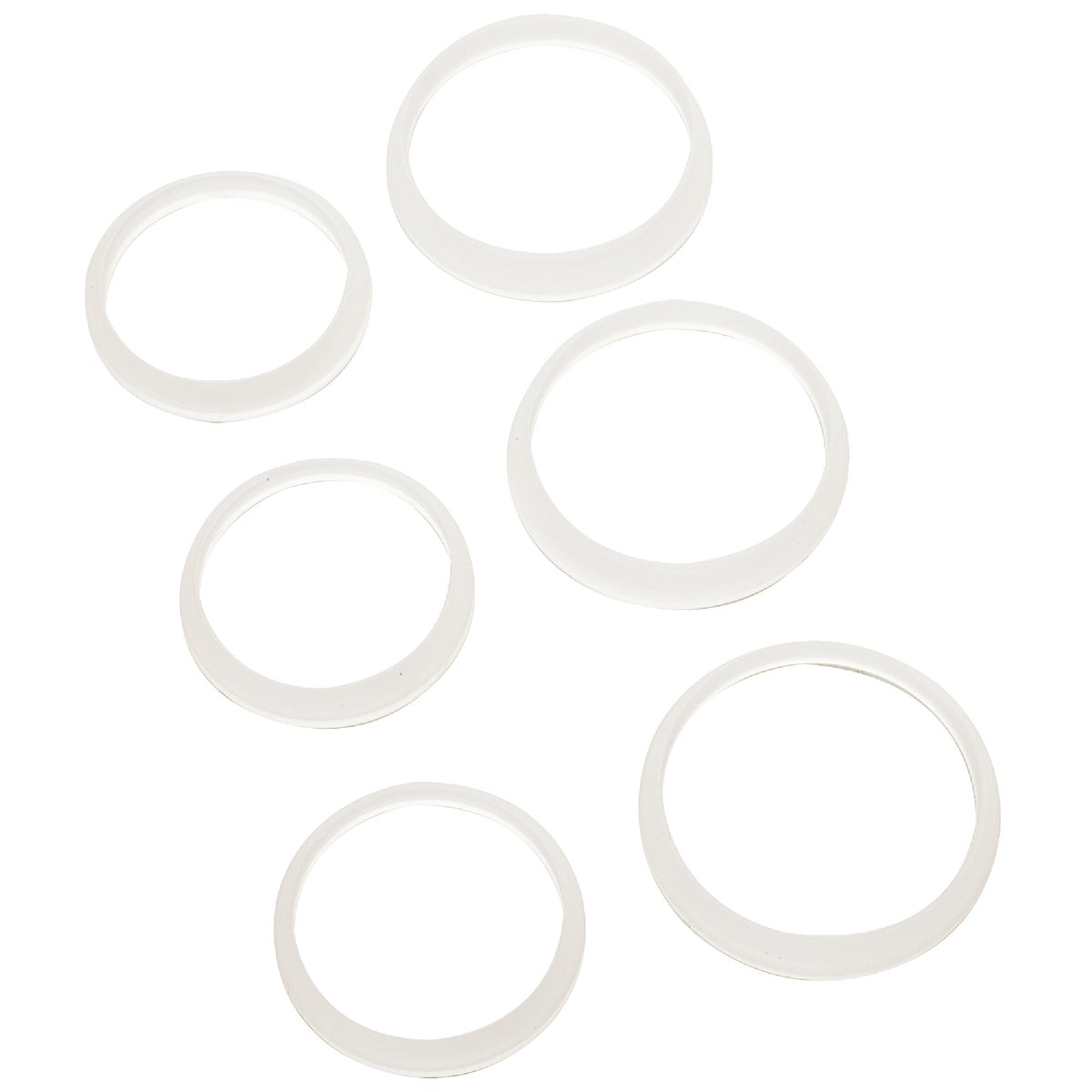 6PK POLY S/J WASHERS - 416213 by Plumb Pak/keeney Mfg