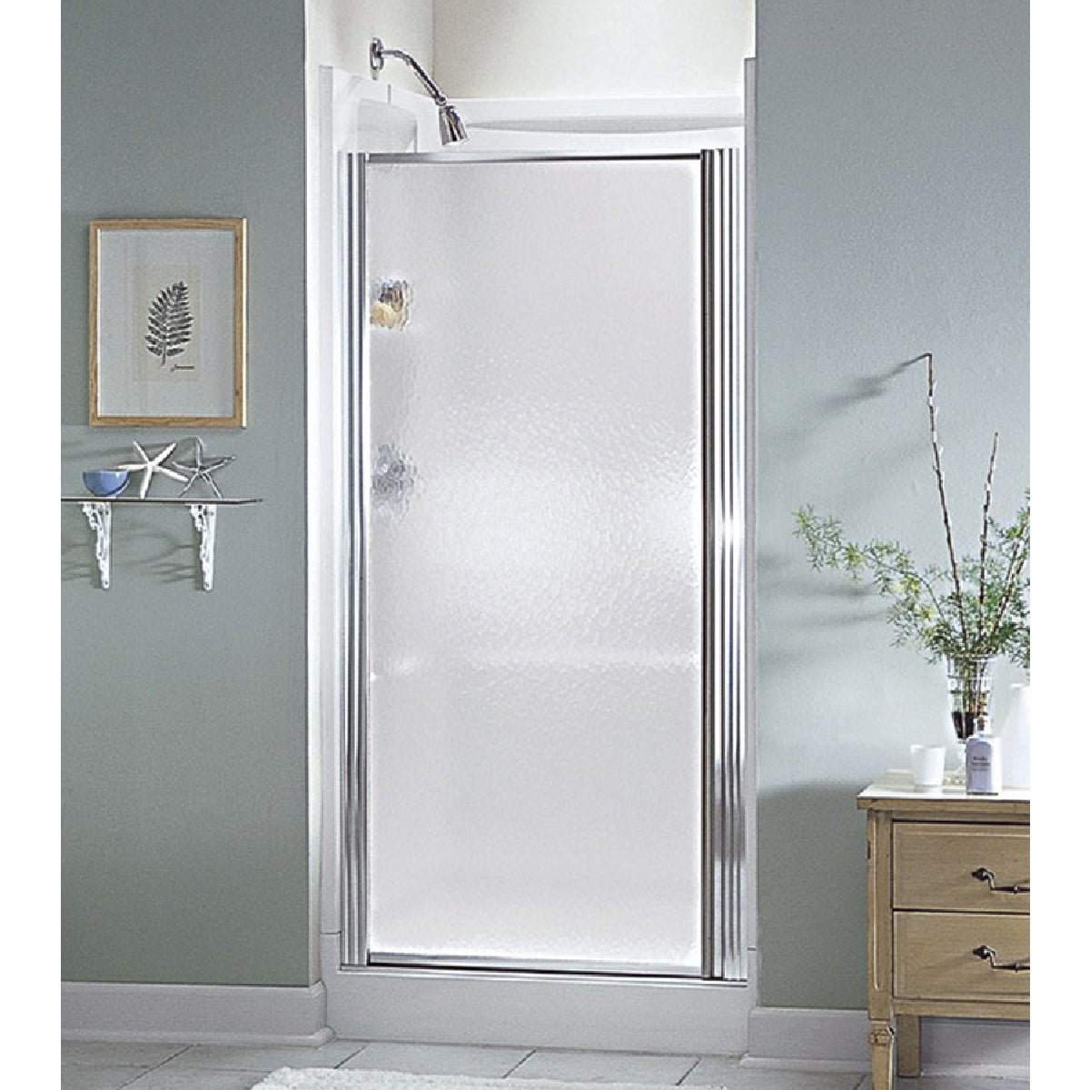 SILVER HINGED SHWR DOOR - 950C-30S by Sterling Doors