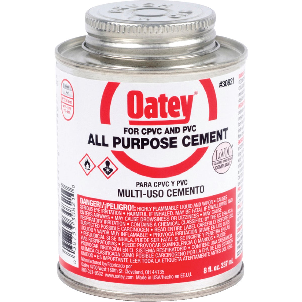 1/2PT ALL-PURPOSE CEMENT - 30821 by Oatey Scs