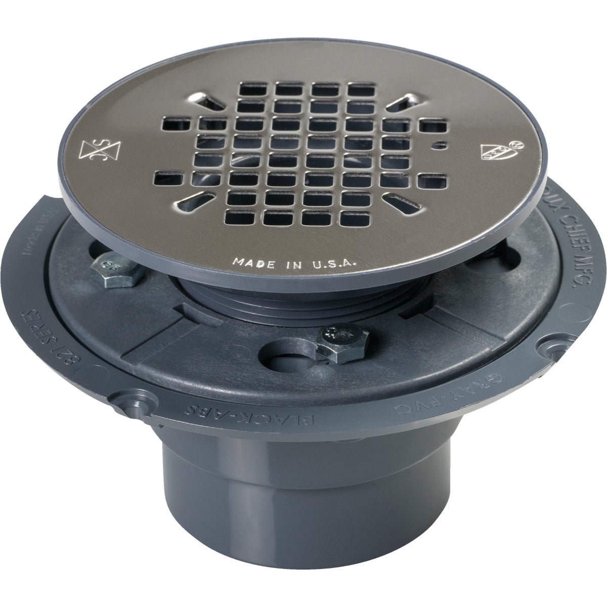 SOLV PVC SHOWER DRAIN - 821-2PPK by Sioux Chief Mfg