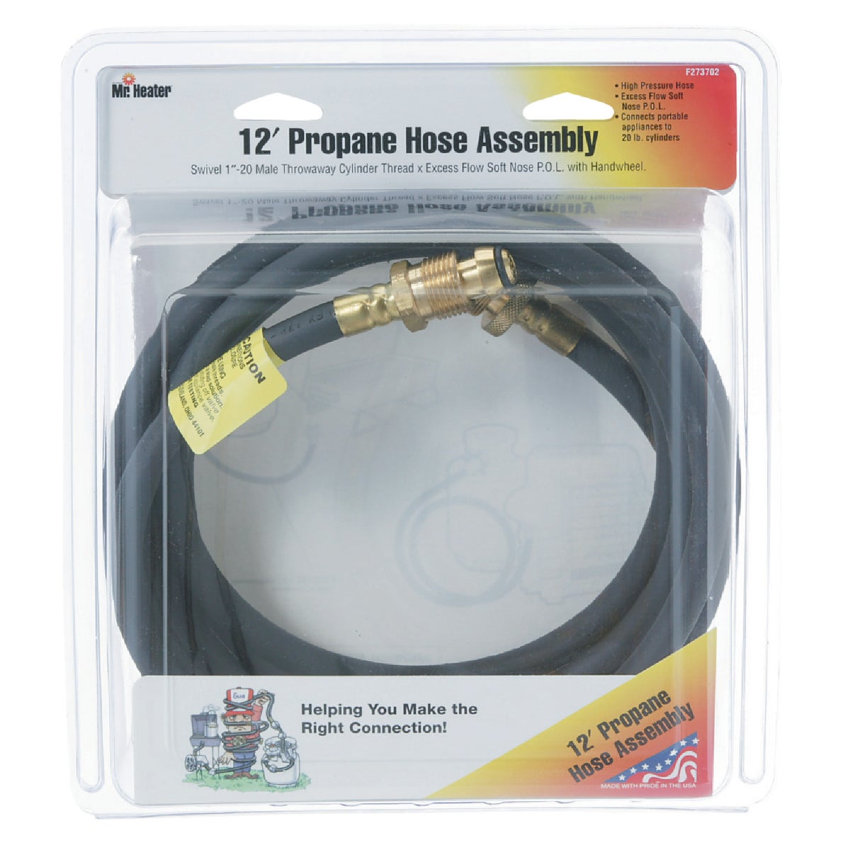 12' 1X20ML HOSE ASSEMBLY - F273702 by Mr Heater Corp