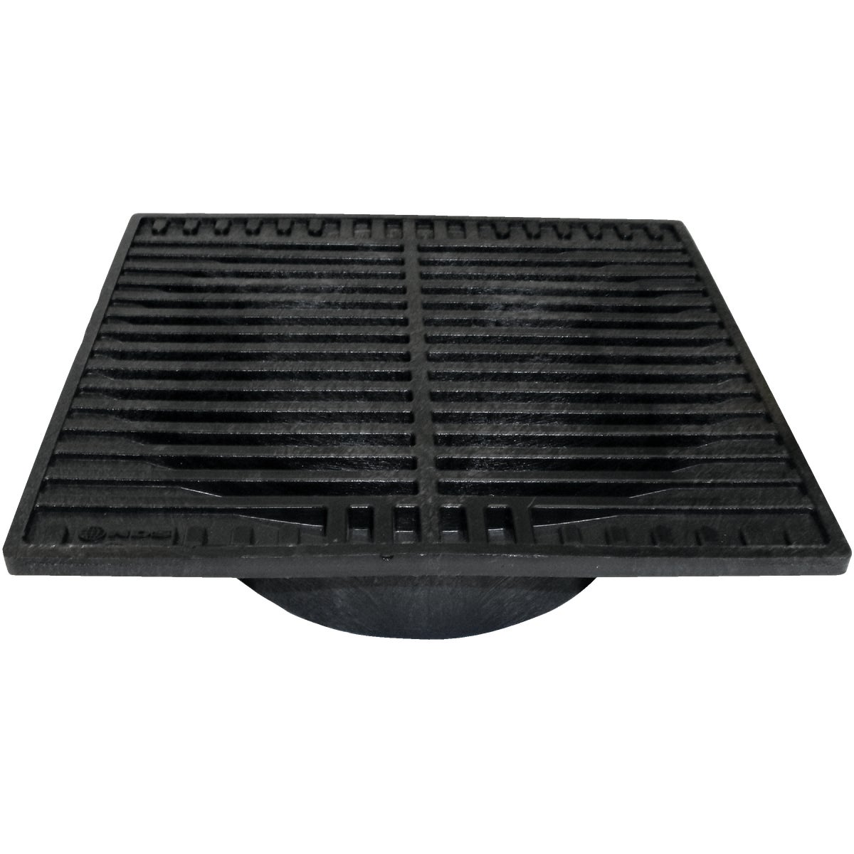 9" BLACK SQUARE GRATE - 970 by National Diversified
