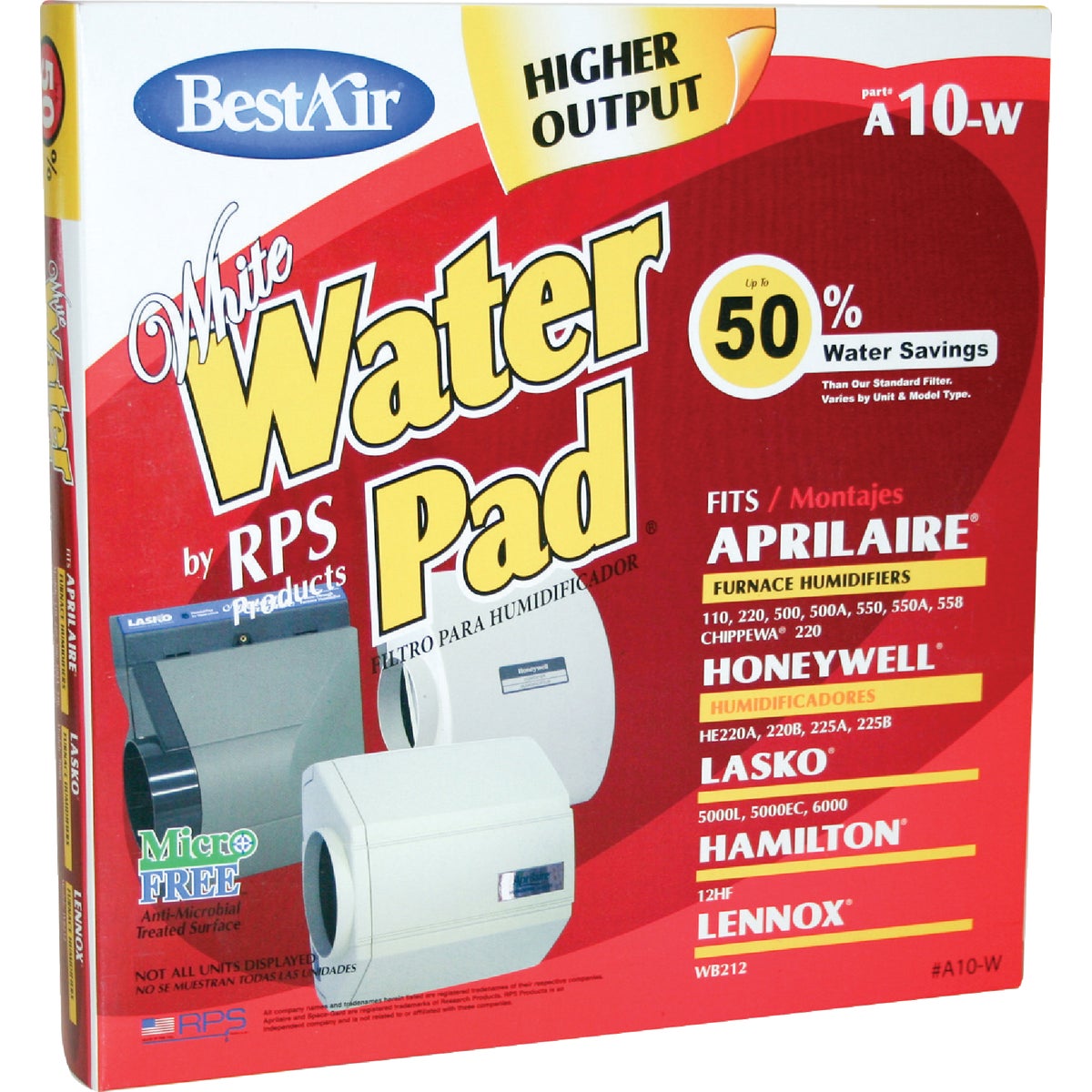 FURNACE HUMIDIFER FILTER - A10W by Rps Products Inc