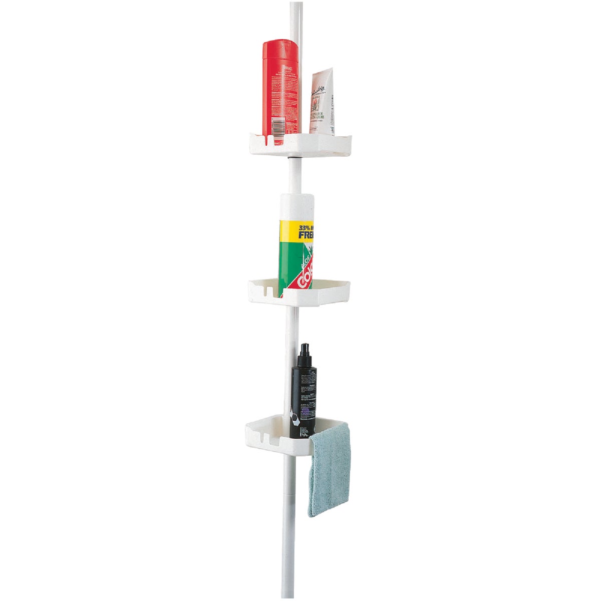 WHITE SHOWER CADDY - 371W by Zenith Prod Corp