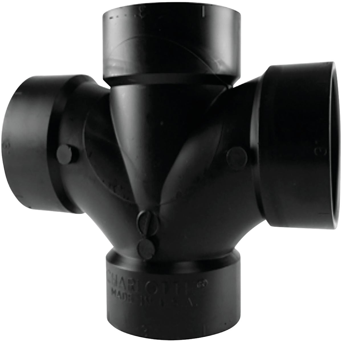 2" ABS DBLE SANITARY TEE - 83520 by Genova Inc  Abs