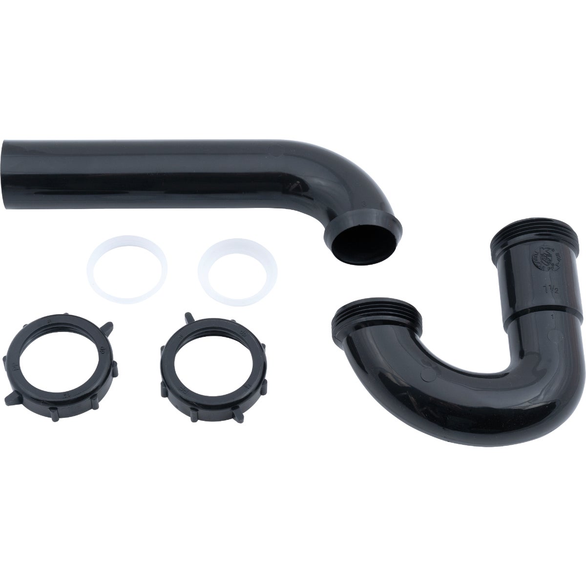 1-1/2 BLK PLASTIC P-TRAP - 440051 by Plumb Pak/keeney Mfg
