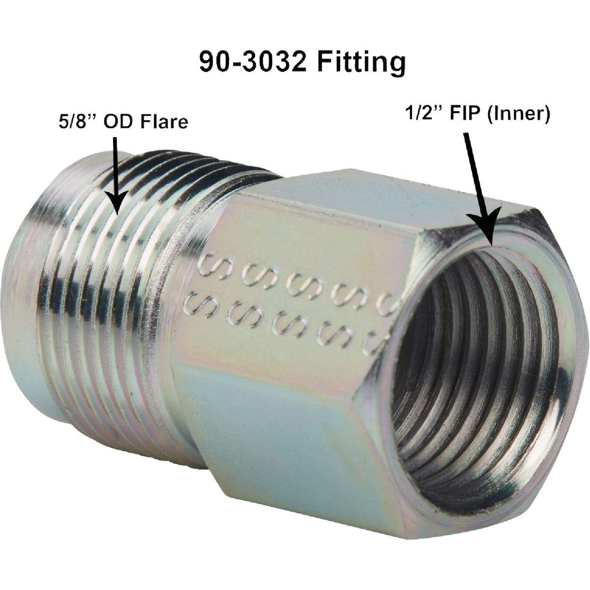 5/8ODX1/2F GAS FITTING - MAU1-10-8 by Brass Craft