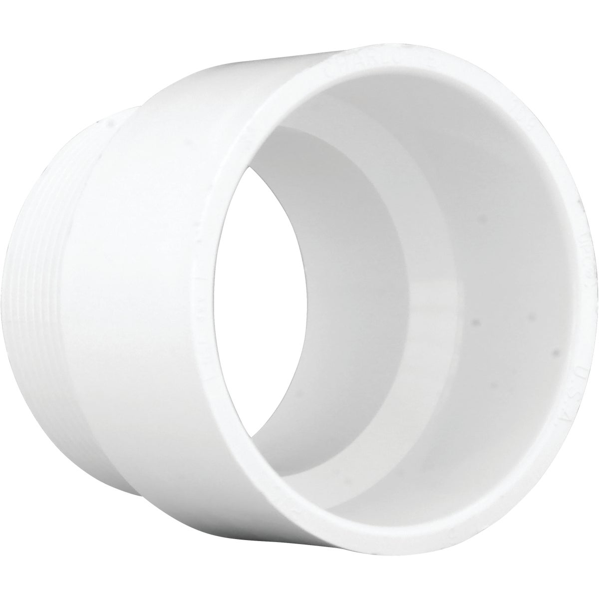 3" PVC-DWV MALE ADAPTER - 70430 by Genova Inc  Pvc Dwv
