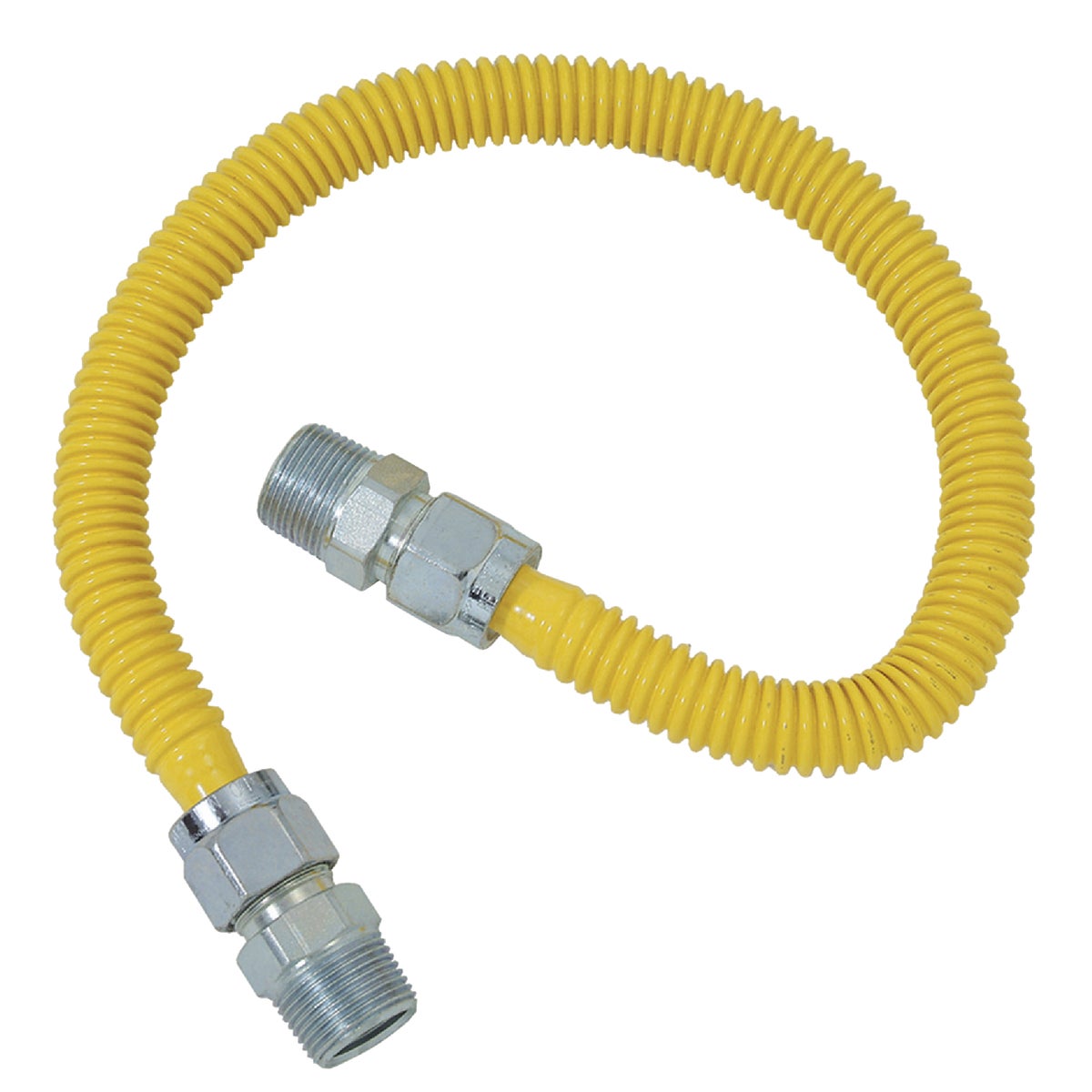 5/8X48 GAS CONNECTOR - CSSC14-48P by Brass Craft