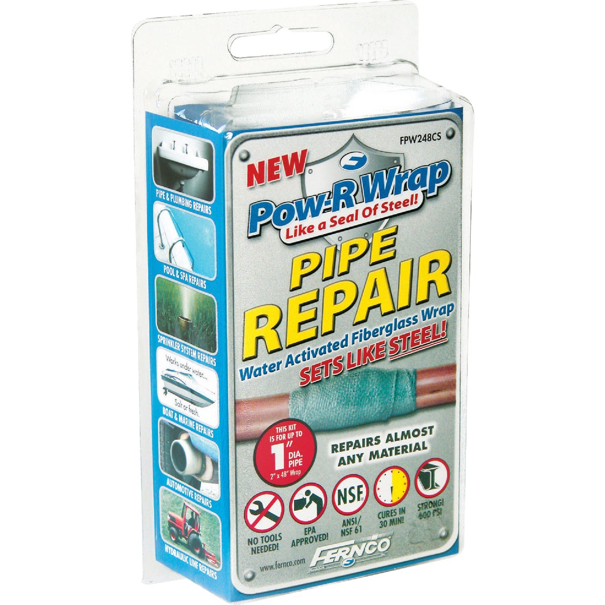 2X48" PIPE REPAIR WRAP - FPW24CS by Fernco Inc