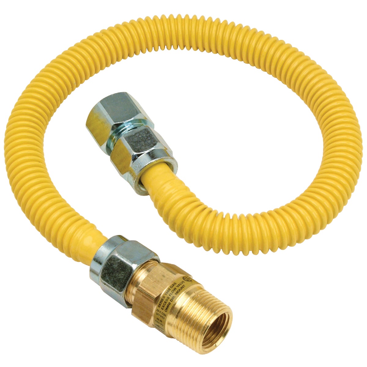 3/4X3/4-36 GAS CONNECTOR - CSSC12E-36P by Brass Craft