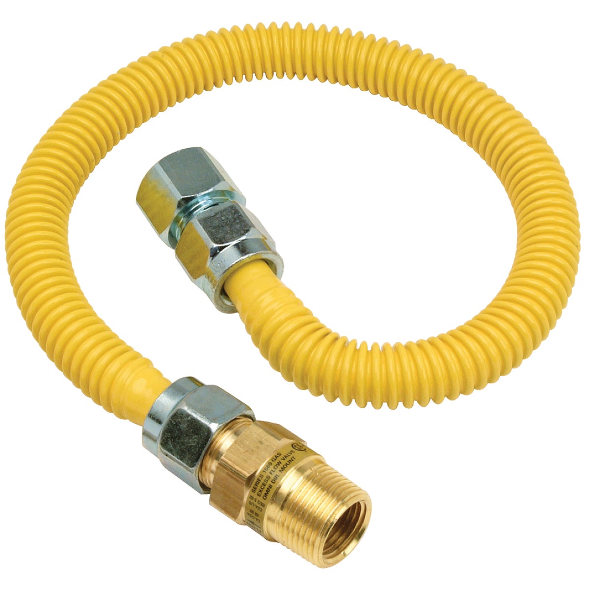 3/4X3/4-48 GAS CONNECTOR - CSSC12E-48P by Brass Craft