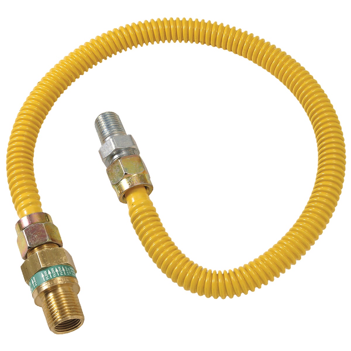 1/2X1/2-18 GAS CONNECTOR - CSSD44E-18P by Brass Craft