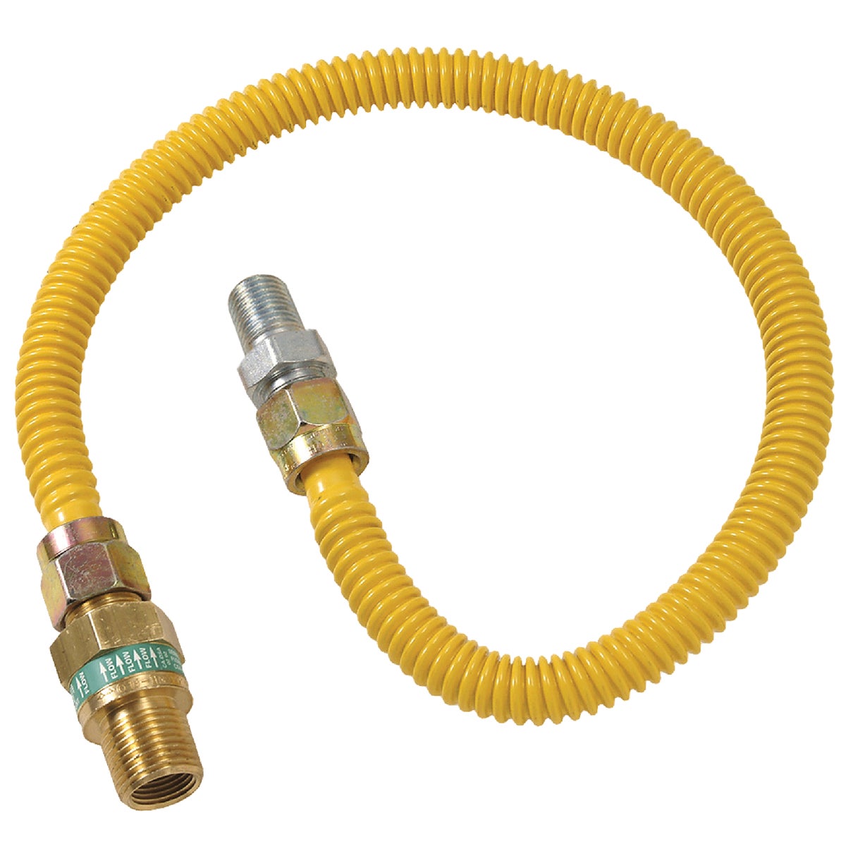1/2X1/2-24 GAS CONNECTOR - CSSD44E-24P by Brass Craft
