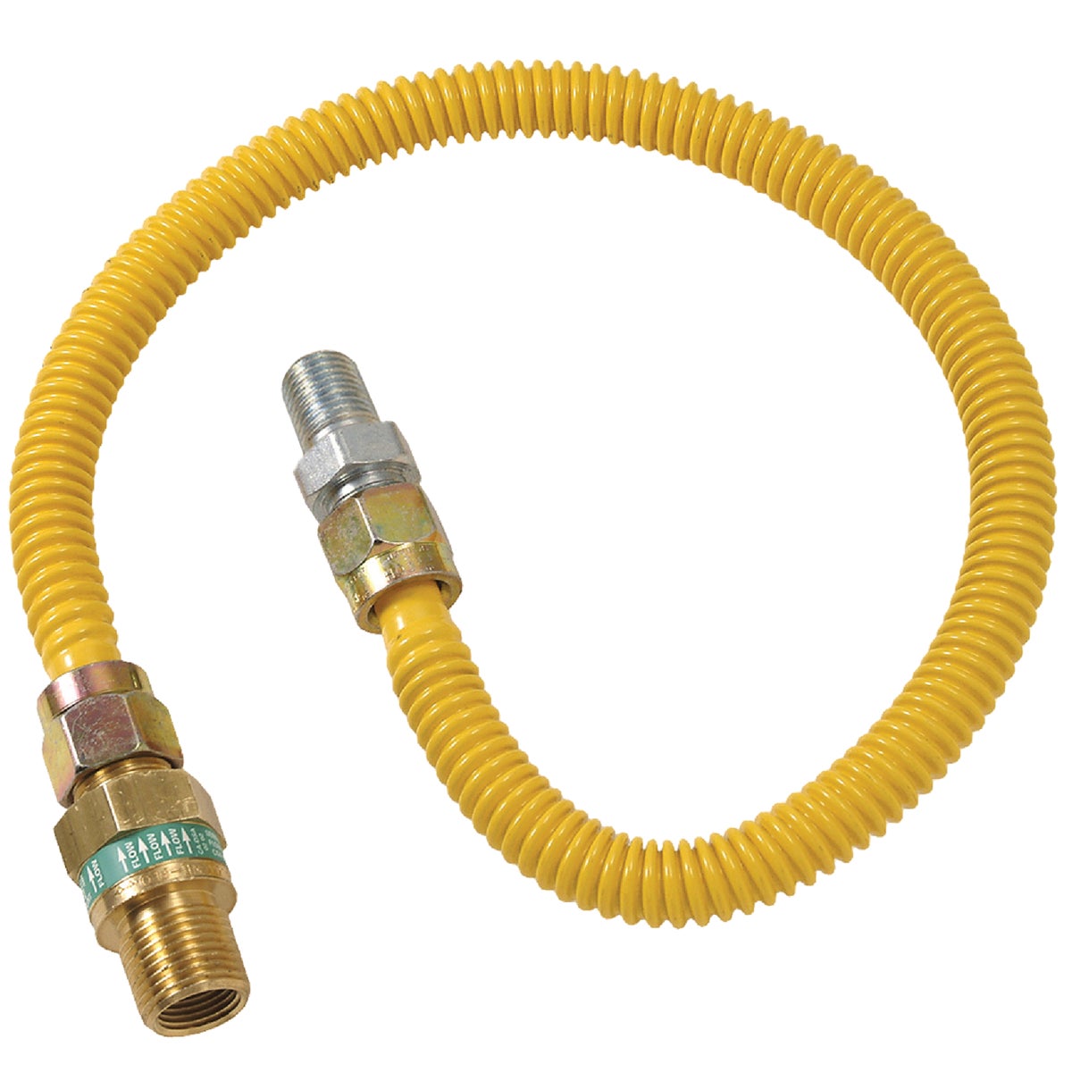1/2X1/2-48 GAS CONNECTOR - CSSD44E-48P by Brass Craft